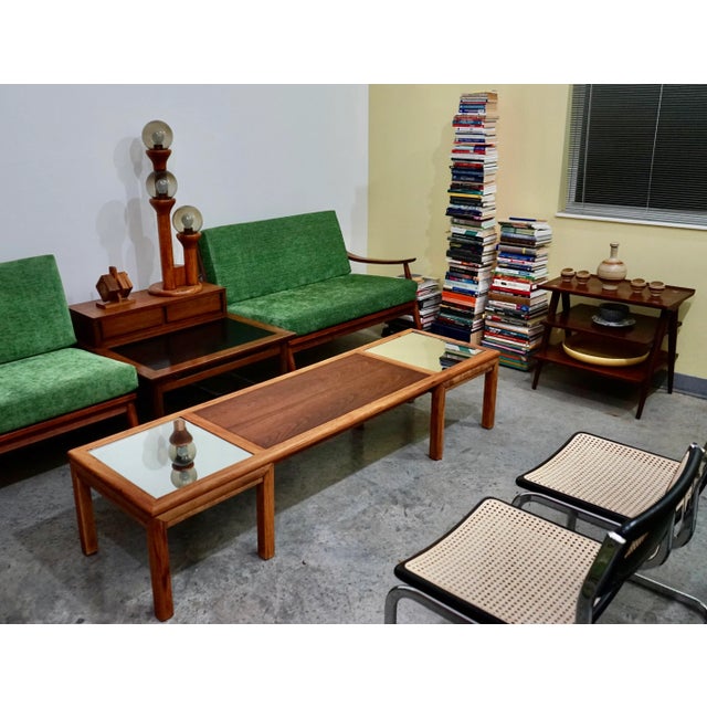 1960s Mid Century Modern Walnut Sectional Sofa by Tell City Chair Company For Sale - Image 13 of 13