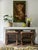 Attention all set designers, filmmakers or Boho Jungalow lovers!!! Iconic, framed 1970's Wesco Reltex fabric panel. Piece...