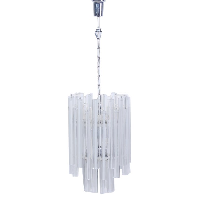 Murano Glass Chandelier from Venini, 1970s For Sale