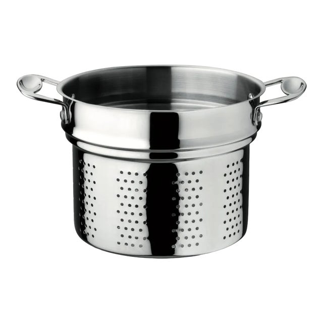 Mepra Glamour Stone 9" Stainless Steel Pasta Insert For Sale