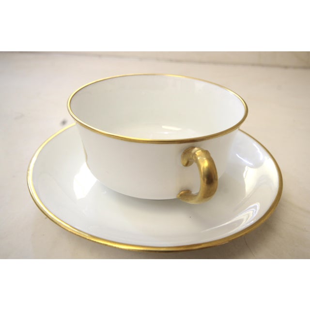 Limoges Haviland 29-Piece Tea Service With 12 Cups, Saucers & Dessert Plates For Sale - Image 14 of 15