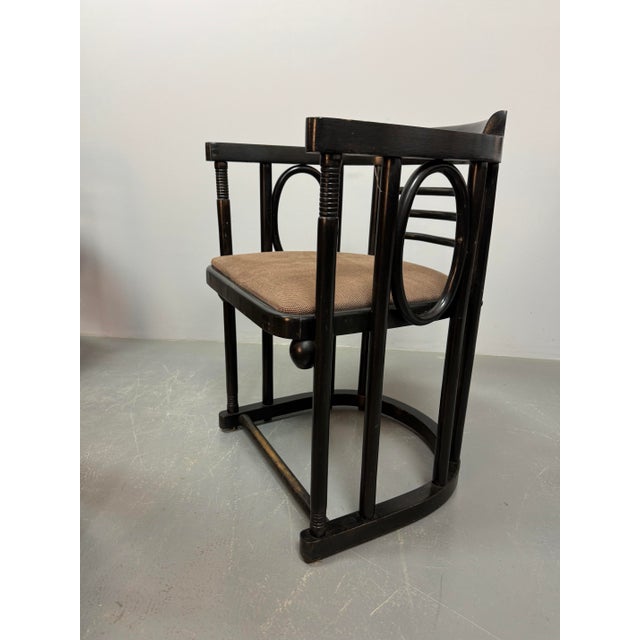 1920s Mid-Century Fledermaus Bauhaus Armchairs by Josef Hoffmann for Thonet, Austria, 1920s, Set of 4 For Sale - Image 5 of 18