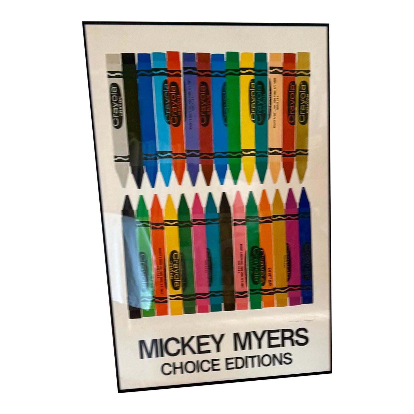 MICKEY MYERS Crayolas Posters クレヨン ポスター 1970s Vintage Mickey Myers 