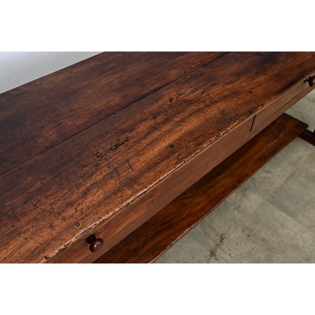 Wood French 19th Century Walnut Console For Sale - Image 7 of 11