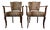French Occasional Armchairs in Leopard Print Velvet, 1940s, Set of 2 For Sale