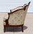 Late 19th Century Antique French Louis XV Style Bergère Armchair – Hand-Carved Mahogany, Tufted Floral Upholstery, C. Late 19th Century For Sale - Image 5 of 18