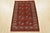 Tribal Turkmen Rug 3'3'' X 5' Red Wool Vintage Tribal Hand-Knotted Oriental Carpet For Sale - Image 3 of 12