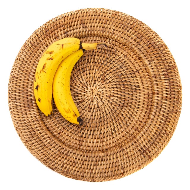 Artifacts Rattan hand woven rattan chargers provide the perfect accent to any table setting with a tight weave, durable...