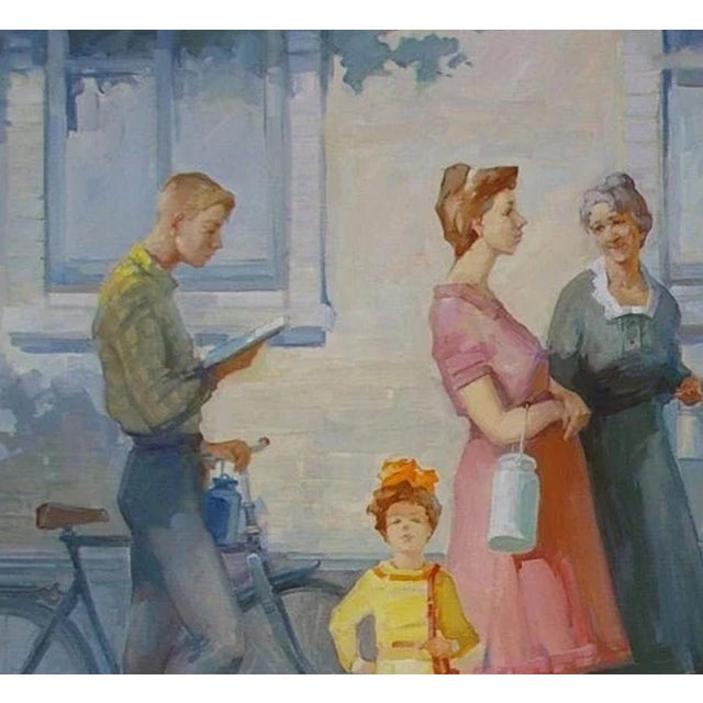 FREE SHIPPING worldwide. The painting will be rolled up and packed securely in a special protective tube. Note: The...