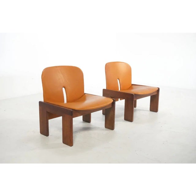 Set of Model 925 Easy Chairs by Afra & Tobia Scarpa for Cassina, 1970s, in Restored conditions. Designed 1960 to 1969 This...