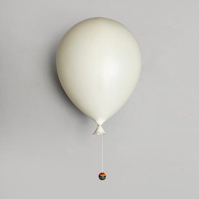 Italian Modern Ballon Wall Lamp in Plastic by Yves Christin for Bilumen, 1980s For Sale - Image 3 of 14