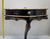 French Provincial Antique Baroque Black and Gold Wall Mount Shelf With Drawer For Sale - Image 3 of 10