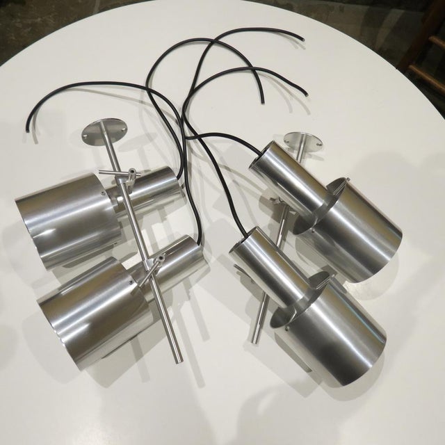 1960s Aluminium Ceiling Light by Peter Nelsen, 1960s For Sale - Image 5 of 18