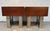 Vintage Modern Walnut and Metal Office End Tables For Sale - Image 15 of 15