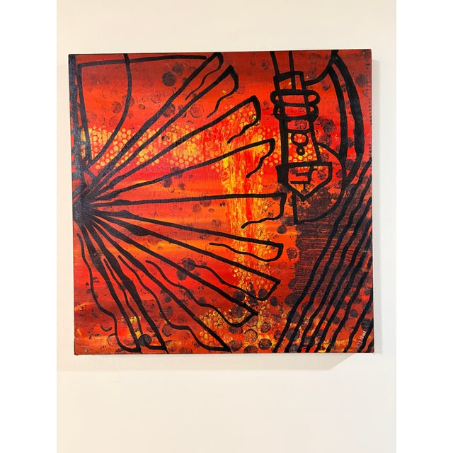 Abstract Acrylic on Canvas, Kevin Callison, 2017, Festival Series For Sale In Detroit - Image 6 of 6