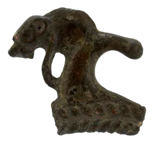 Ancient Roman Bronze Handle or Artifact