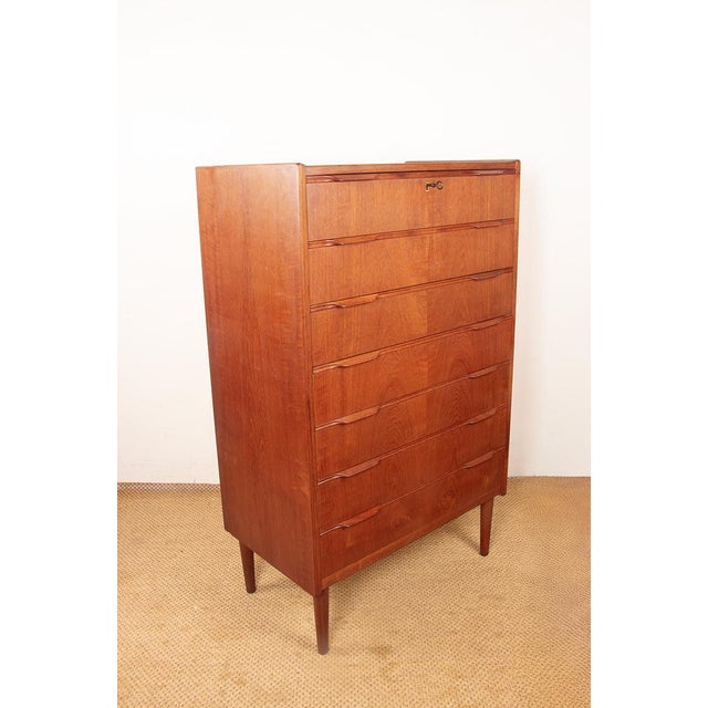 Large Danish Chest of Drawers in Teak by Henning Jørgensen for Fredericia Furniture, 1960 For Sale - Image 11 of 14