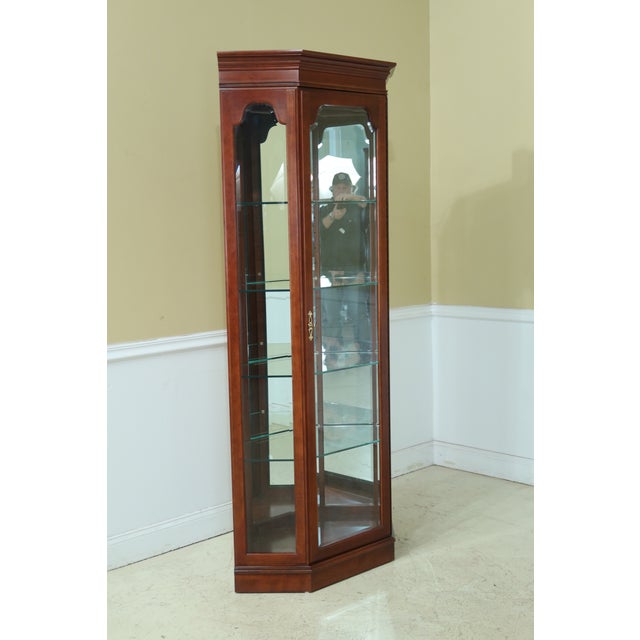 Jasper Corner Cherry Curio Display China Chairish