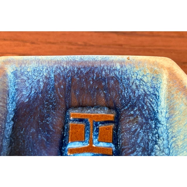 Mid-Century Modern Danish Studio Pottery Bowl Plate from Michael Andersen, 1960s For Sale - Image 5 of 16