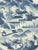 Ceramic Latre 20th Century Chinese Art Porcelain Blue and White Plate Mountain Scenery Design For Sale - Image 7 of 11