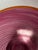 Glass Late 20th Century Signed Weir Pink Spiral Studio Art Glass Footed Bowl For Sale - Image 7 of 8
