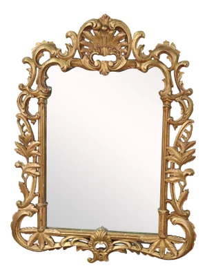 Gilded French Louis XV Wall Mirror