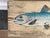 Rustic 1980s Rustic Folk Art Hand Painted Fish Small Table For Sale - Image 3 of 10