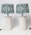 Pair of White Ridged Table Lamps, Circa 1970s For Sale In Miami - Image 6 of 10