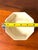 White Authentic Hand-Painted Henriot Quimper French Faience Octagonal Double-Handled Dish – Signed, Circa Mid-20th Century For Sale - Image 8 of 12