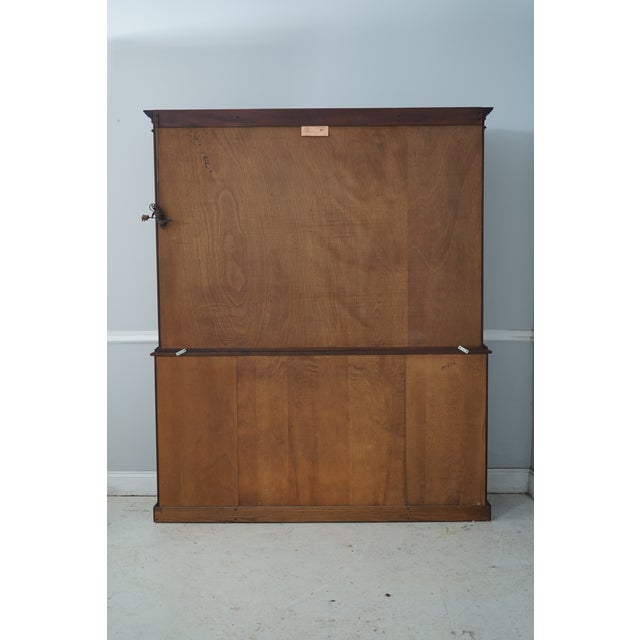 Henkel Harris Model 2365 Mahogany London Breakfront For Sale - Image 17 of 18