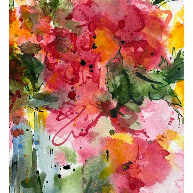 Giclee Print Watercolor Fine Art Painting “Blue Vase” For Sale - Image 4 of 10