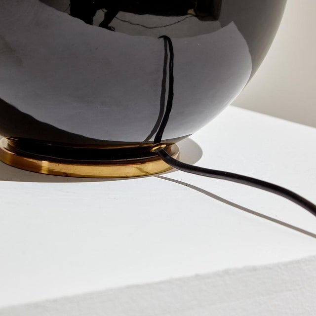 Vintage Glass Table Lamp, 1970s For Sale - Image 6 of 10