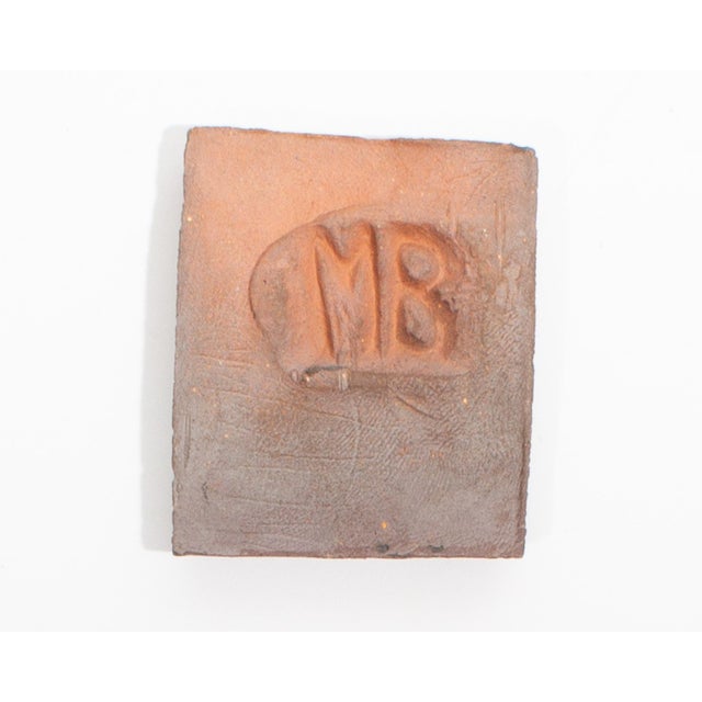 Late 20th Century Mark Bulwinkle Studio Pottery Tree Tile For Sale - Image 5 of 7