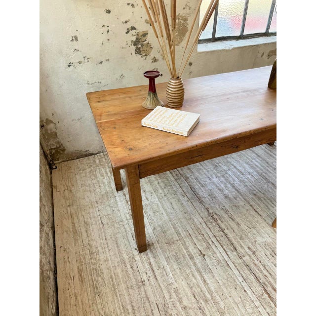 Cherry Farmhouse Table, 1950s For Sale - Image 14 of 18