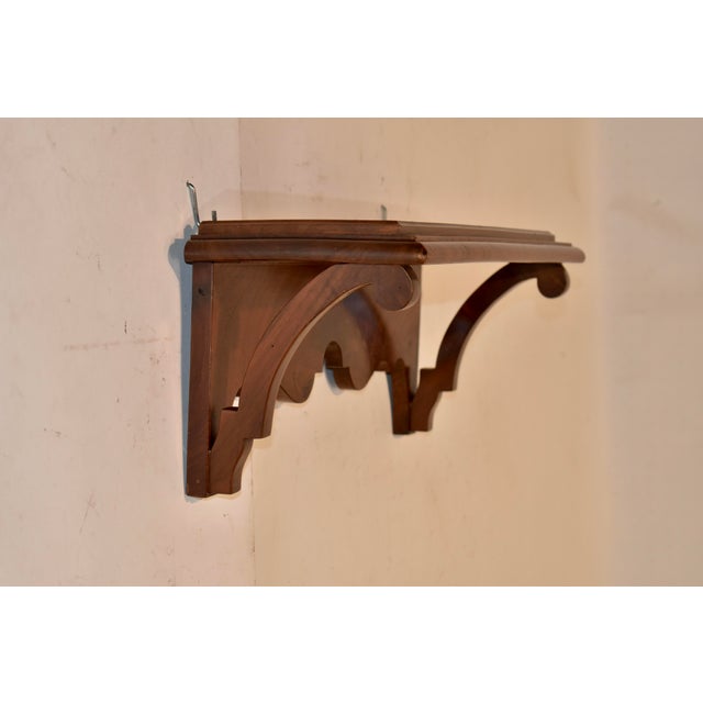 19th Century 19th Century Mahogany Bracket Shelf From England For Sale - Image 5 of 10