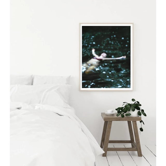 Female Figurative Art Print, Impressionist Woman Swimming Photography Print, Large 30 X 40" Wall Art, "Nightswimming" For Sale - Image 4 of 8