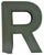 Vintage Grey Illuminated Letter R , 1970s For Sale - Image 14 of 14