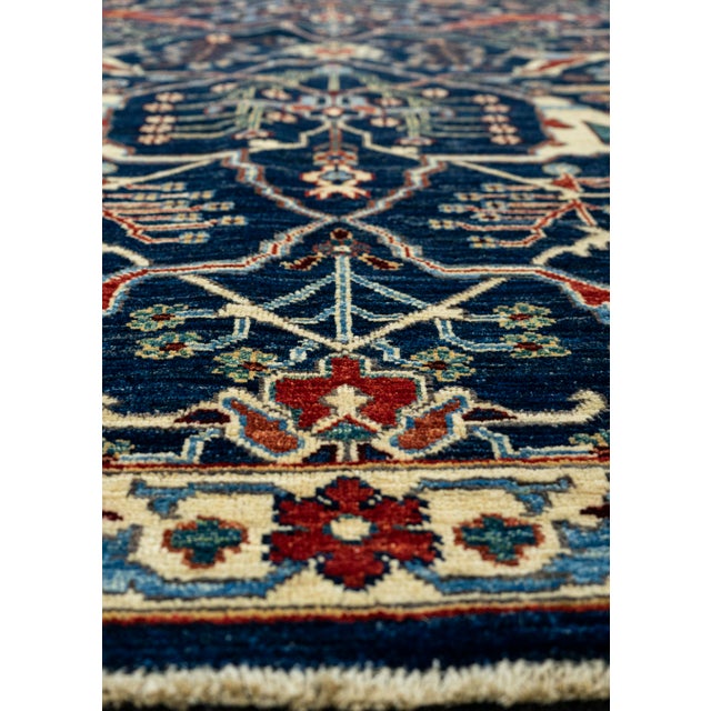 Contemporary Oriental Handmade Rug 9'2" x 11'11" For Sale - Image 3 of 4
