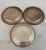 F.B. Rogers Silver Co. Set of 3 Vintage Silver on Copper Bread Plates by f.b. Rogers Silver Co. For Sale - Image 4 of 6