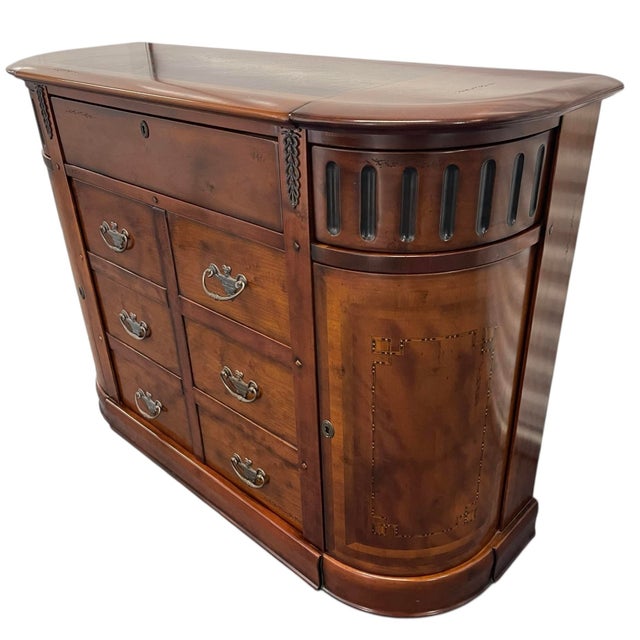 Vintage Signed French Workshop Creation Sideboard For Sale - Image 4 of 17