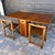 Maximize your dining space without sacrificing style with this stunning vintage mid-century modern teak drop-leaf dining...