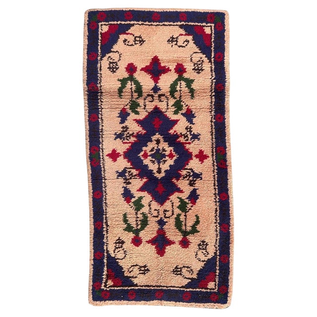 French Cogolin Oushak Rug, 1940s For Sale