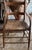 American Antique Primitive Bentwood Arm Ladder Back Chair With Original Woven Splint Seat For Sale - Image 3 of 10