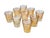 Gold Speckled Decanter and Shot Glasses Set For Sale - Image 4 of 5