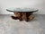 1970s 1970’s Vintage Freeform Art Hand-Carved Wood Sculptural Coffee Table With Glass Top — Signed r.l.s.j. For Sale - Image 5 of 12