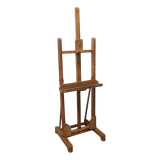 Paint Spattered Adjustable Easel, 1920 For Sale