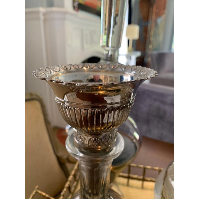 Metal Silver Plate Wine Bar Funnel For Sale - Image 7 of 13