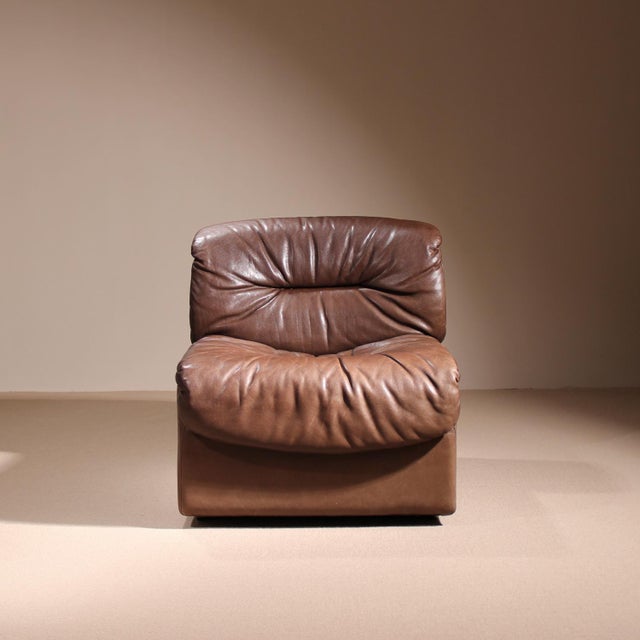 DS-14 Modular Sofa in Leather from de Sede, 1980s, Set of 4 For Sale - Image 9 of 18