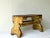 Brown Antique Rustic Wooden Bench, 1890s For Sale - Image 8 of 16