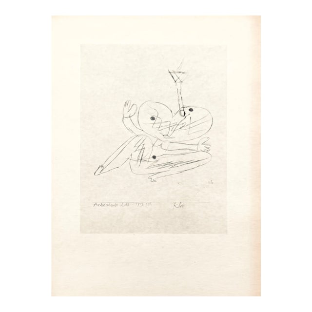 1947 Paul Klee Engraving 20 Blowing Out a Candle 1919 For Sale
